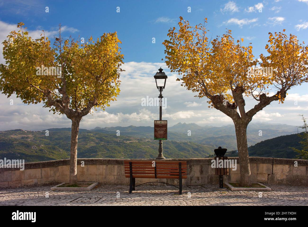 Civitella Messer Raimondo in Abruzzo, Italy during fall season Stock Photo