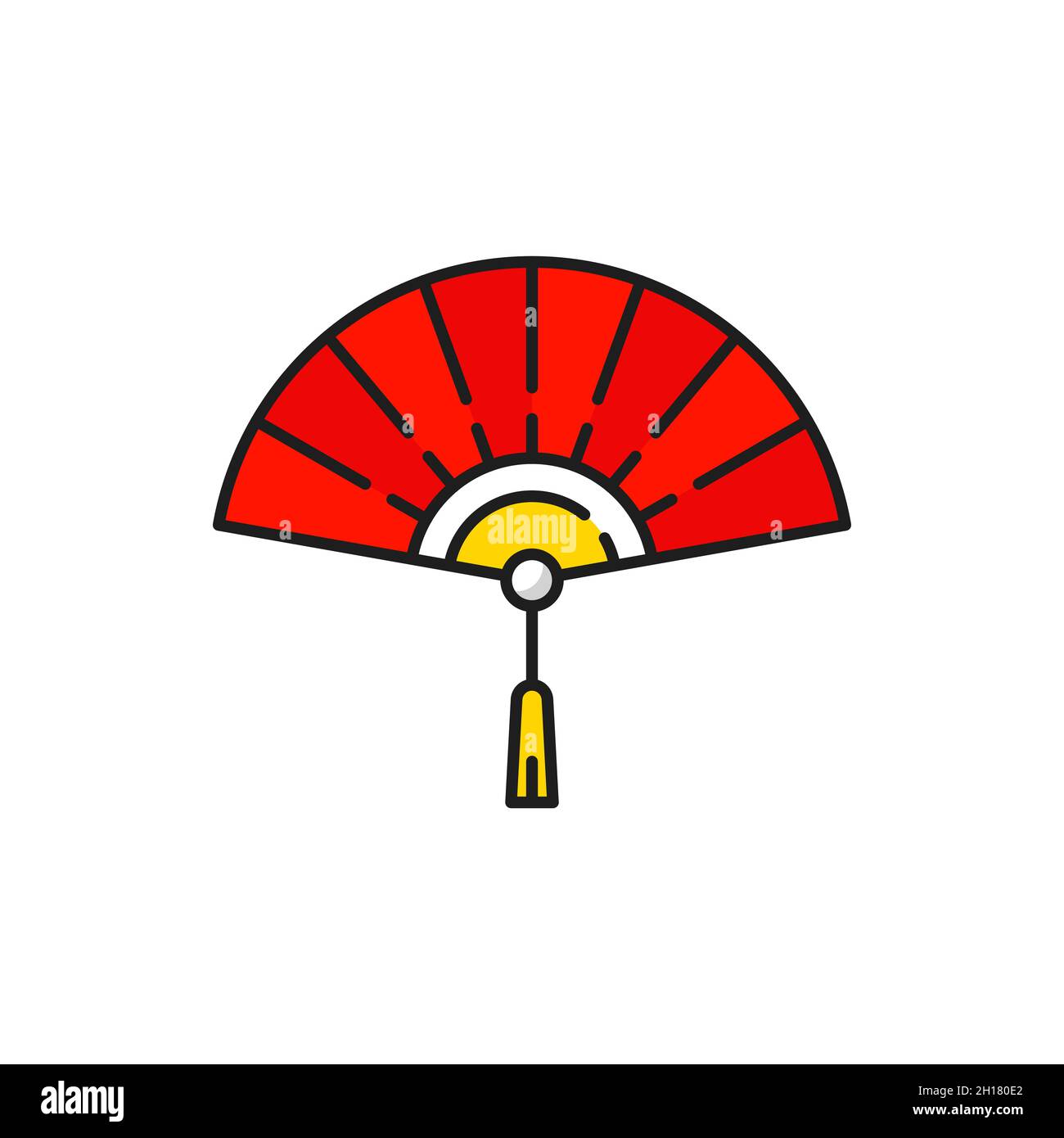 Chinese fan with tassel isolated handheld tessen souvenir from China color line icon. Vector folding paper or silk blower, traditional Korean Japanese Stock Vector Image & Art - Alamy Chinese fan with tassel isolated handheld tessen souvenir from China color line icon. Vector folding paper or silk blower, traditional Korean Japanese Stock Vector Image & Art - Alamy