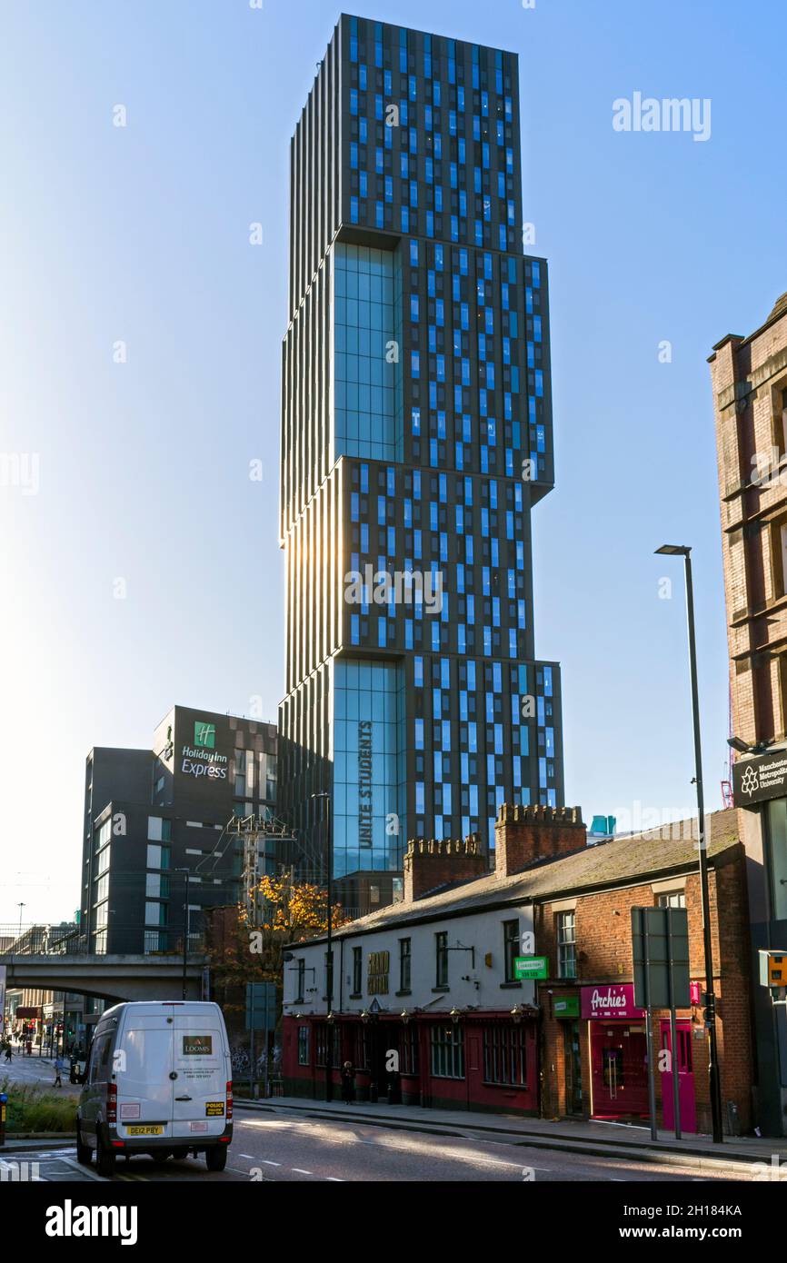 The Artisan Heights (Unite Students) apartment block, Oxford Road