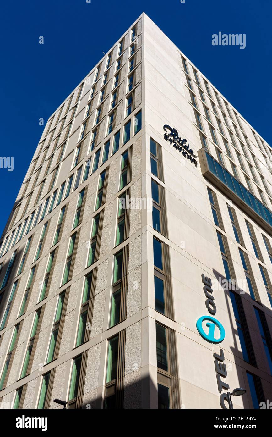 Motel One and Wilde, No.3 St. Peter's Square, Manchester, England UK Stock Photo
