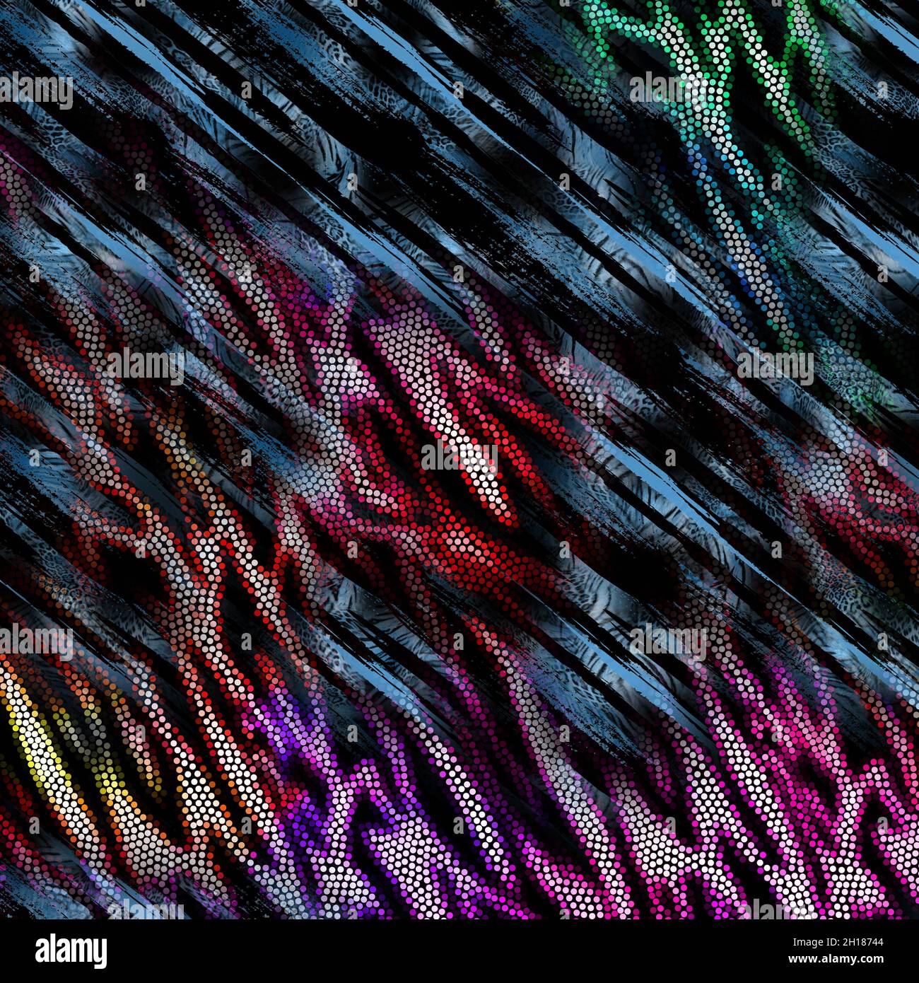 colorful fashion patterns, textile print designs Stock Photo - Alamy