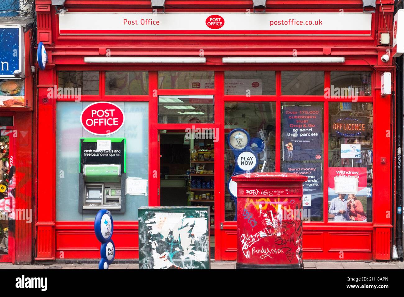 Around the Stokes Croft Area of Bristol. The Post Office Stock Photo