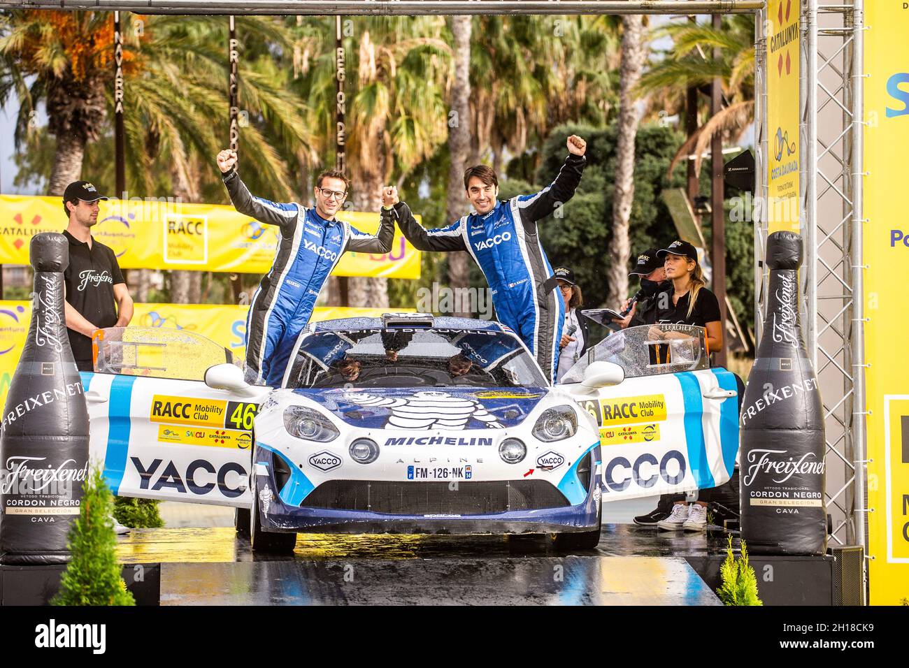 podium, portrait during the RACC Rally Catalunya de Espana, 11th round ...
