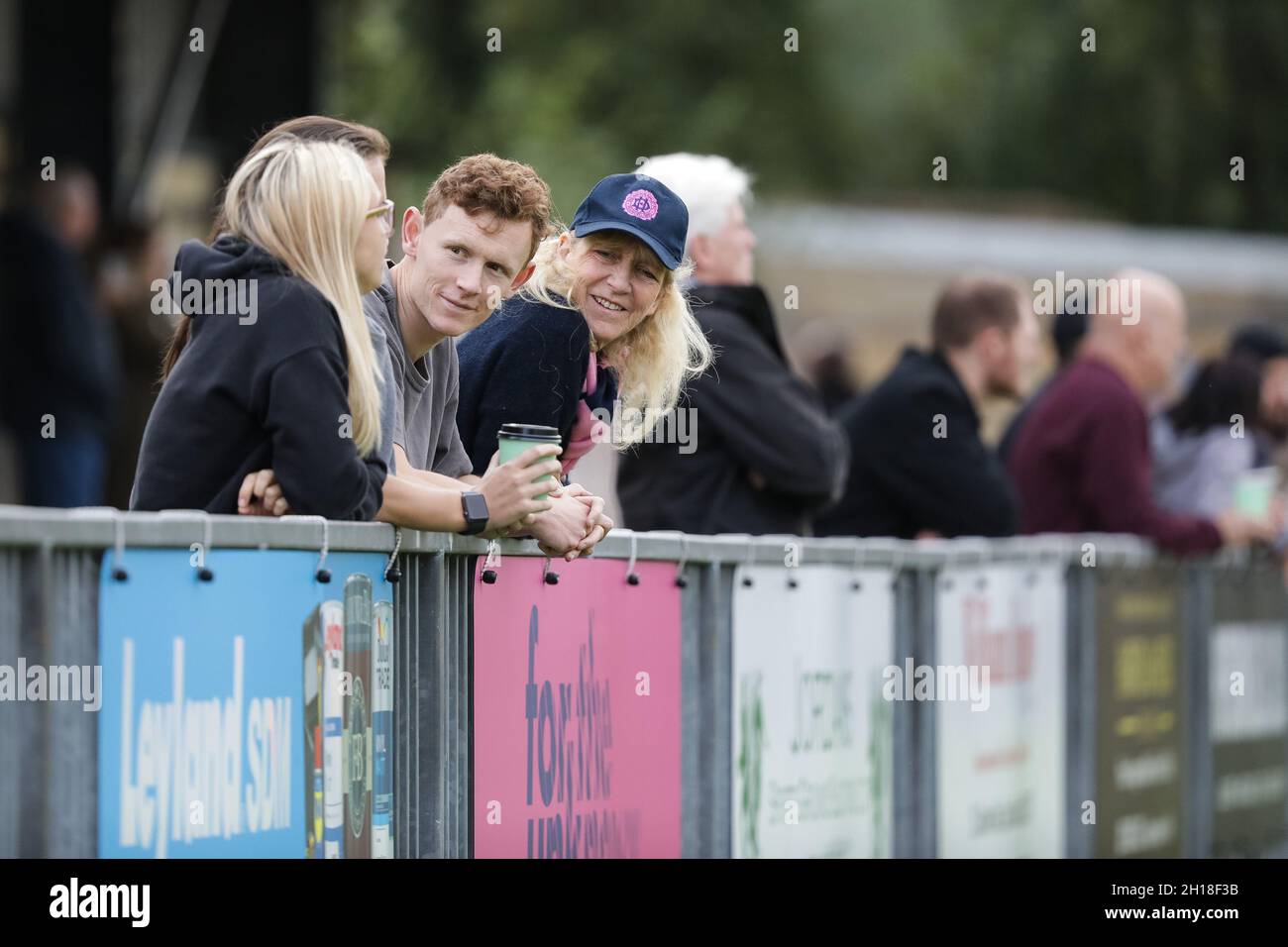 London, UK. 17th Oct, 2021. London, England, October 17th 20 Dulwich Hamlet fans at the London and South East Regional Womens Premier game between Dulwich Hamlet and Ashford at Champion Hill in London, England. Liam Asman/SPP Credit: SPP Sport Press Photo. /Alamy Live News Stock Photo