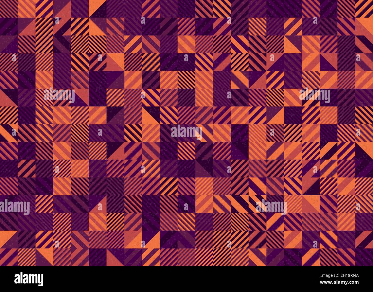 Abstract Geometrical generative computational art illustration Stock Vector