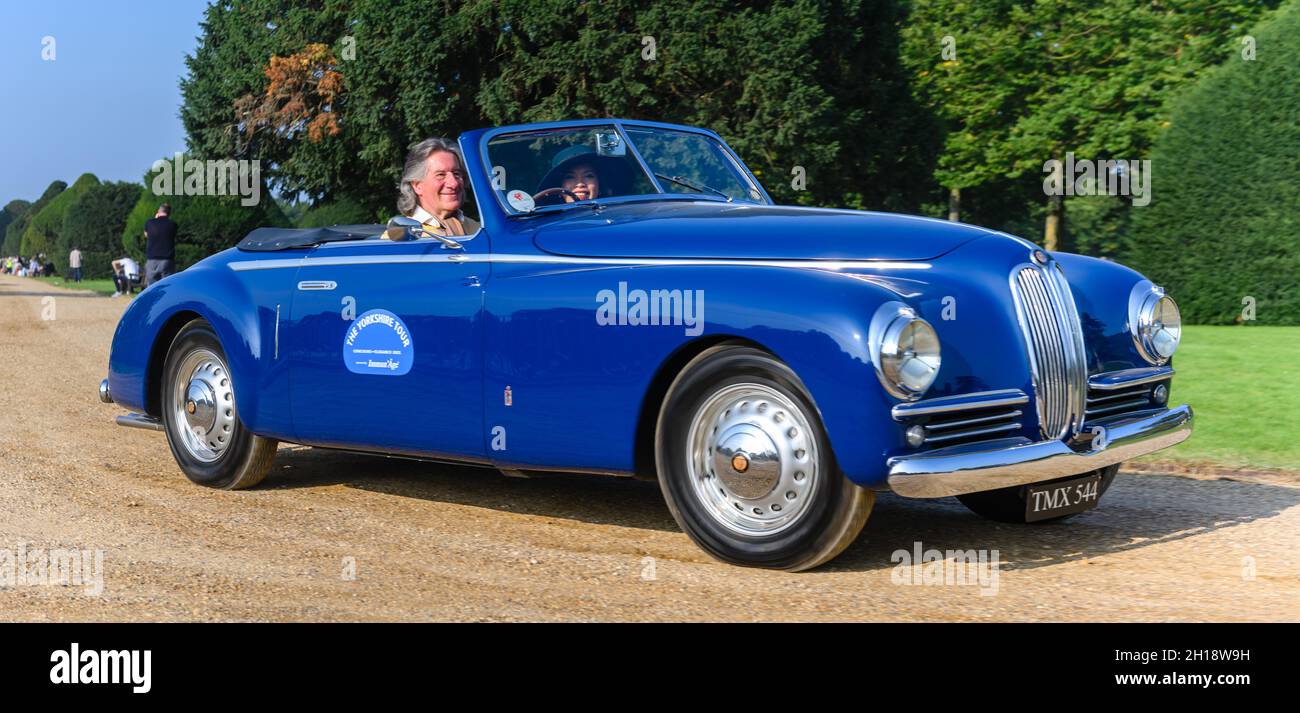 Mari Mulyani & Anthony Moody at the Concours of Elegance 2021 in Hampton Court Place Stock Photo