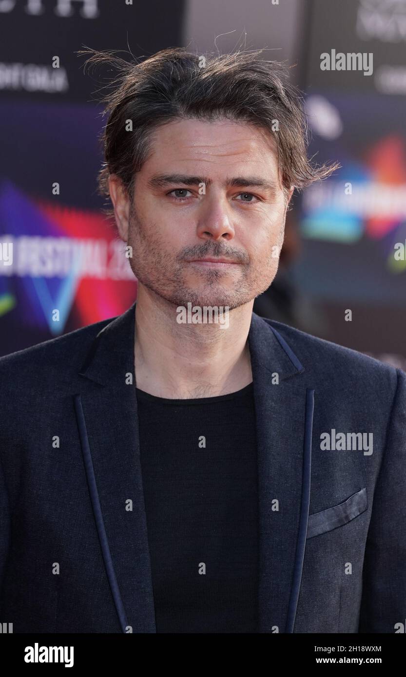 Richard Short arrives for the European premiere of 'The Tragedy of Macbeth', at the Royal Festival Hall in London during the BFI London Film Festival. Issue date: Sunday October 17, 2021. Stock Photo