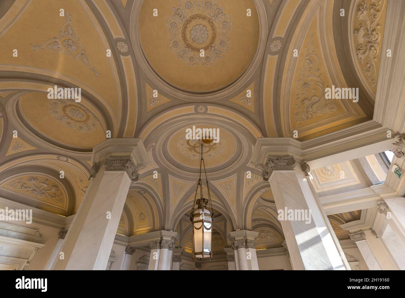 Monza, Italy October 16, 2021 interior real estate view of Reggia di