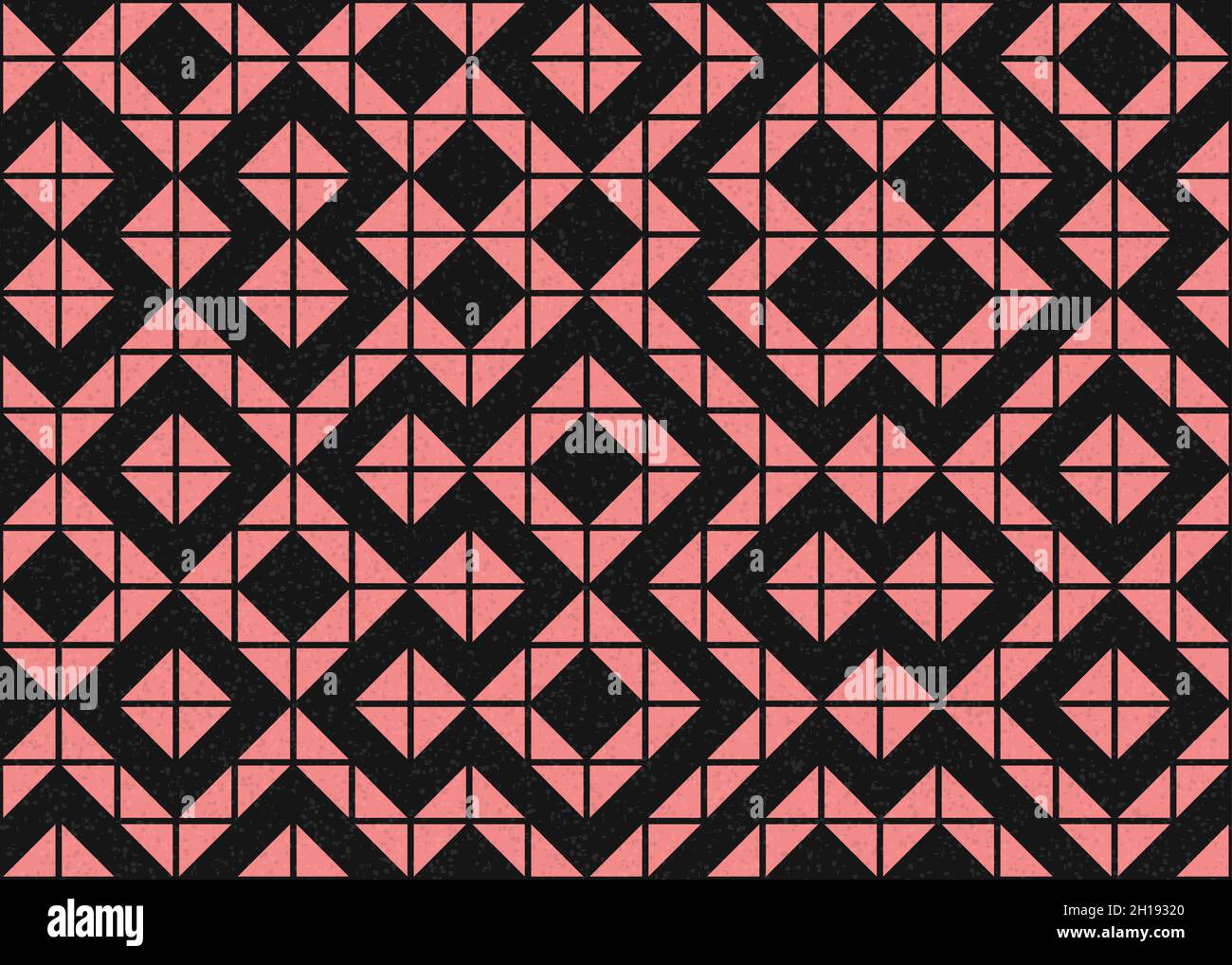Abstract Geometrical generative computational art illustration Stock Vector