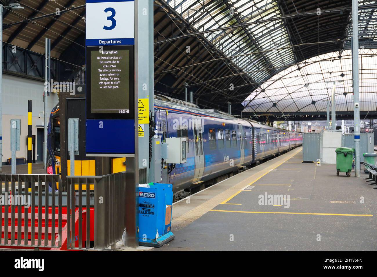 Scotrail train service disrupted because of RMT union industrial action