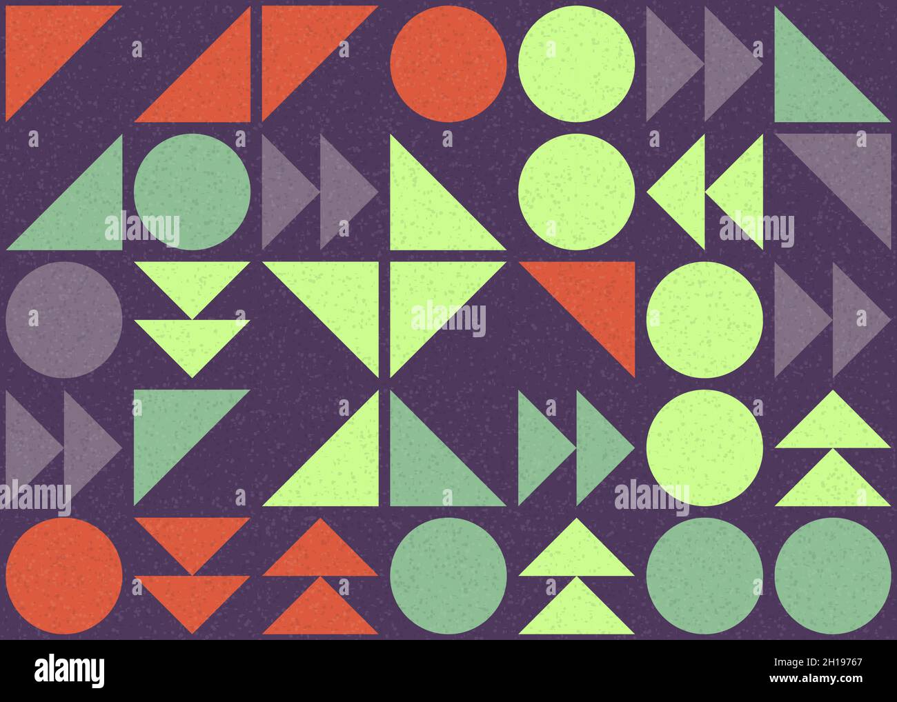 Abstract Geometrical generative computational art illustration Stock Vector