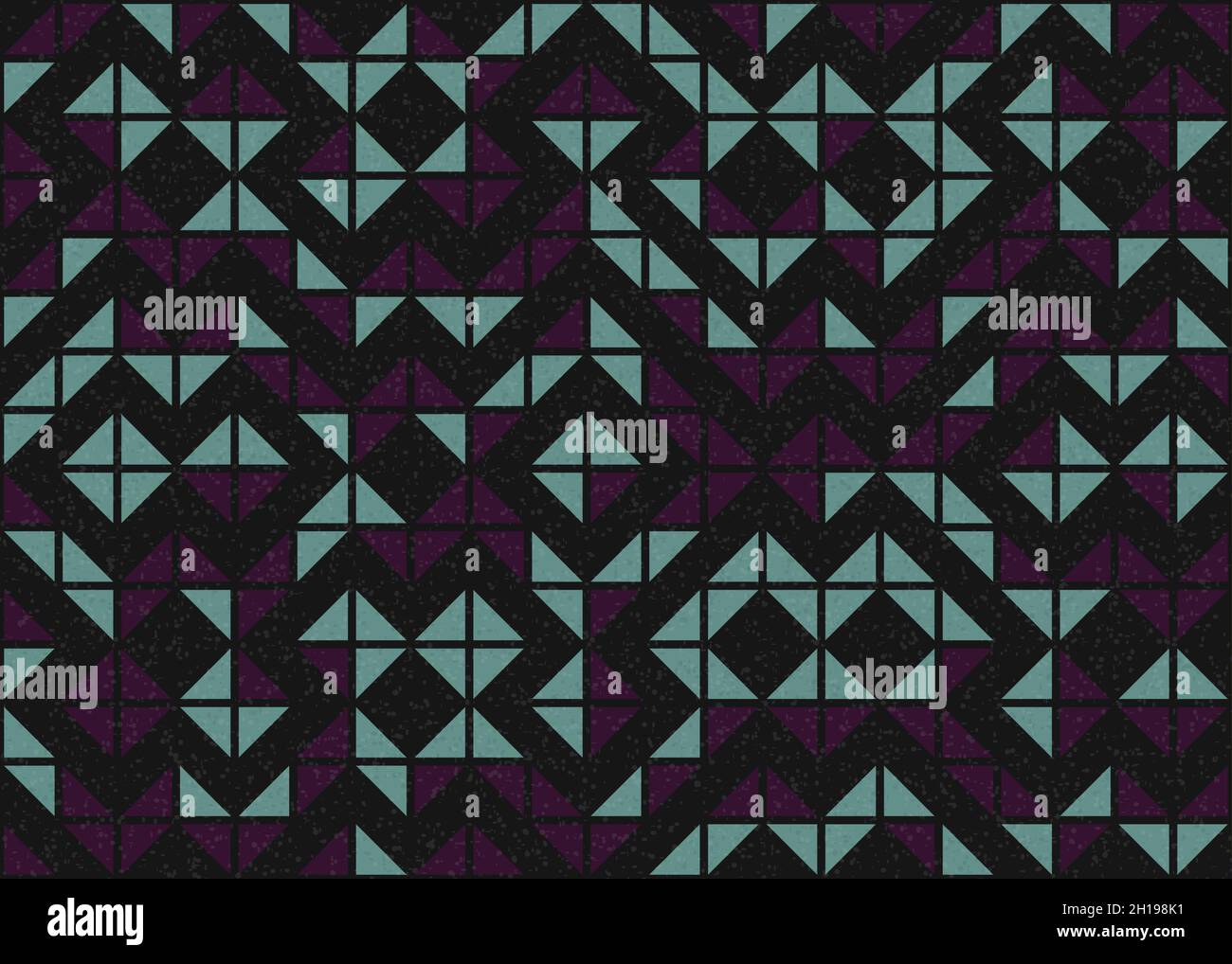 Abstract Geometrical generative computational art illustration Stock Vector