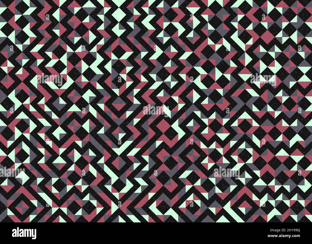 Abstract Geometrical generative computational art illustration Stock Vector