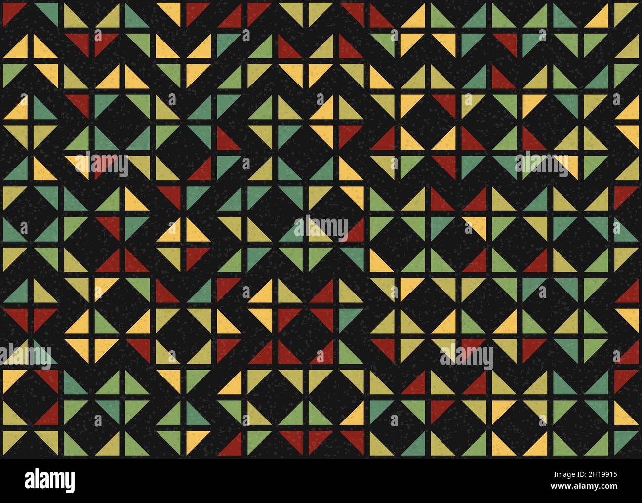 Abstract Geometrical generative computational art illustration Stock Vector