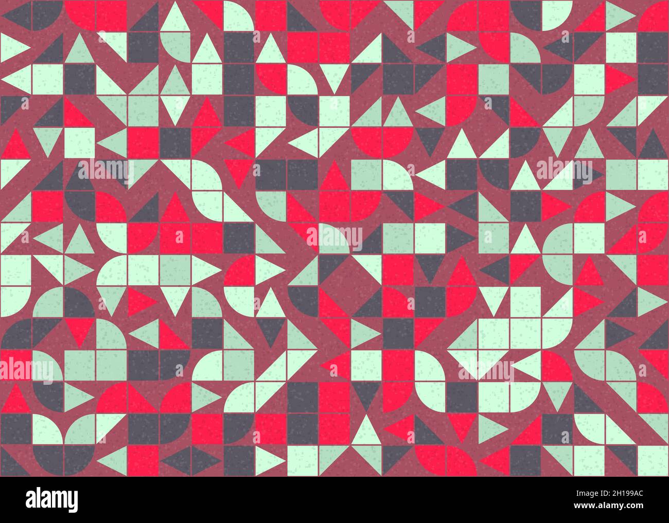 Abstract Geometrical generative computational art illustration Stock Vector