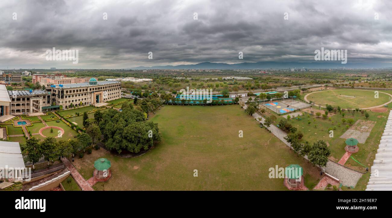 An aerial view of the National University of Computer and Emerging