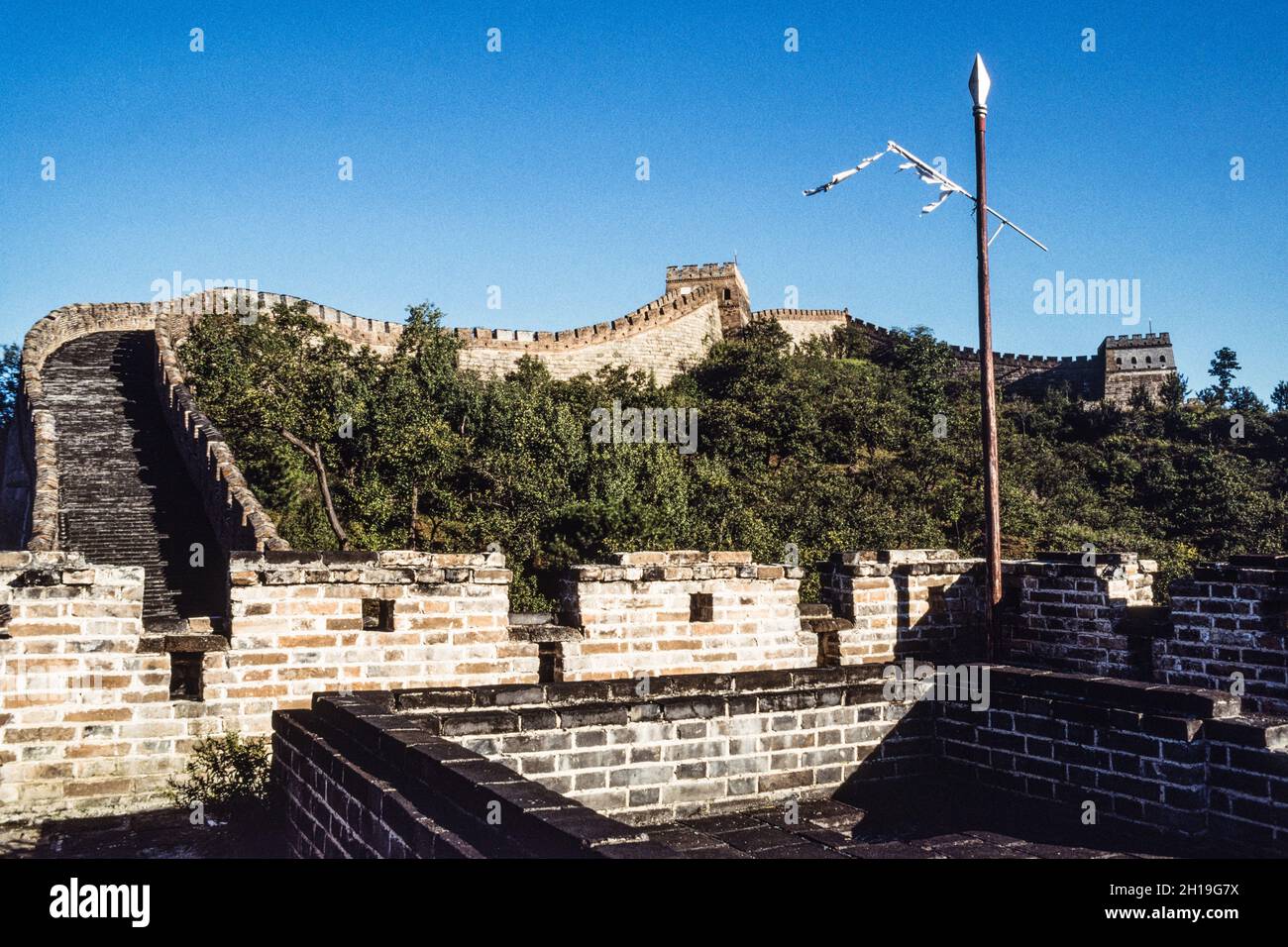 China Ridge The Great Wall on the ridge tops above Mutinanyu, China Stock Photo - Alamy