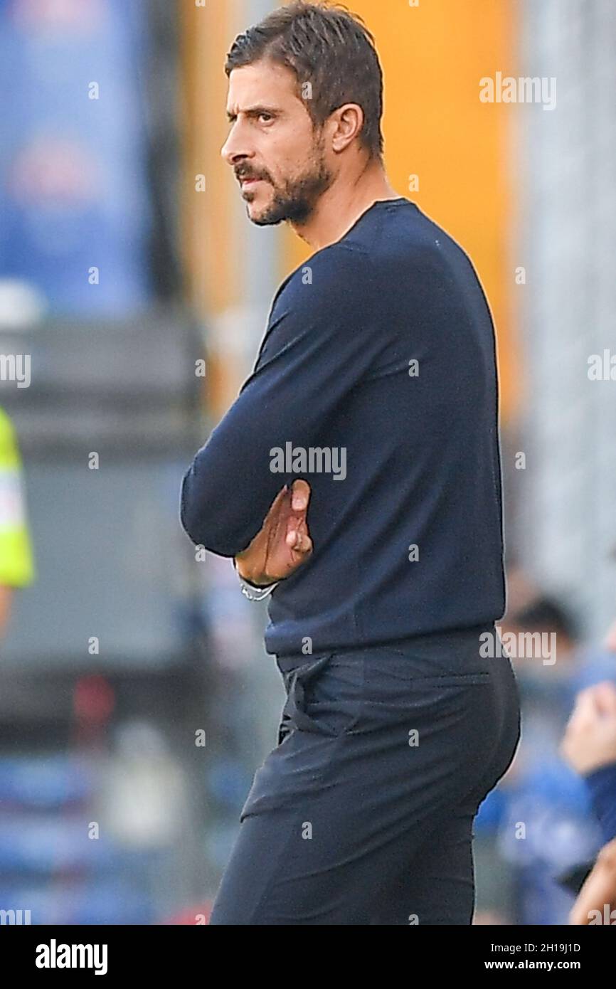 Genova, Italy. 17th Oct, 2021. ALESSIO DIONISI (Sassuolo), head coach  during Genoa CFC vs US Sassuolo,