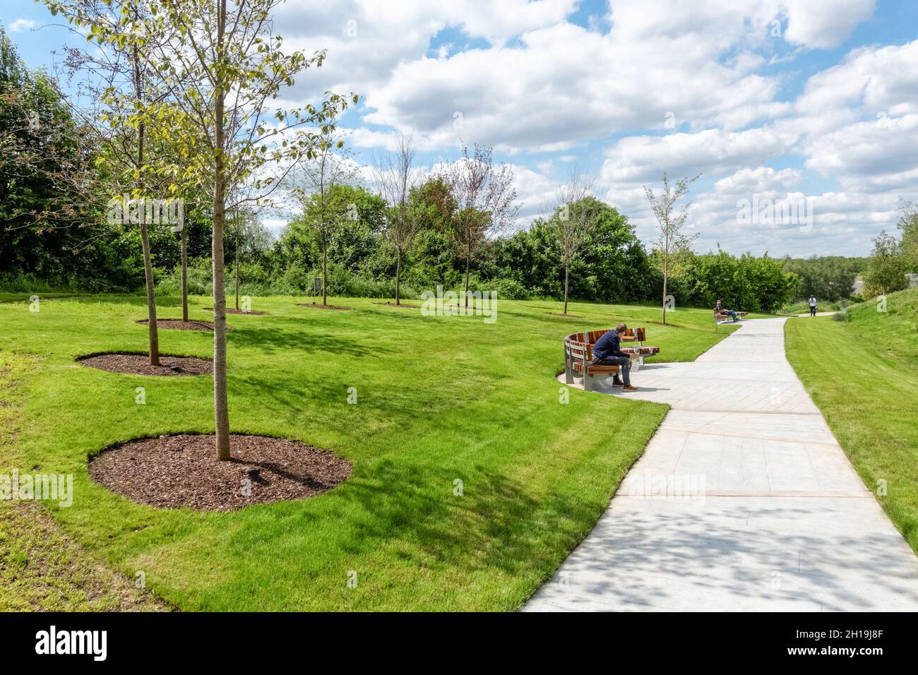 London Blossom Garden, COVID19 Pandemic Memorial Garden at Queen