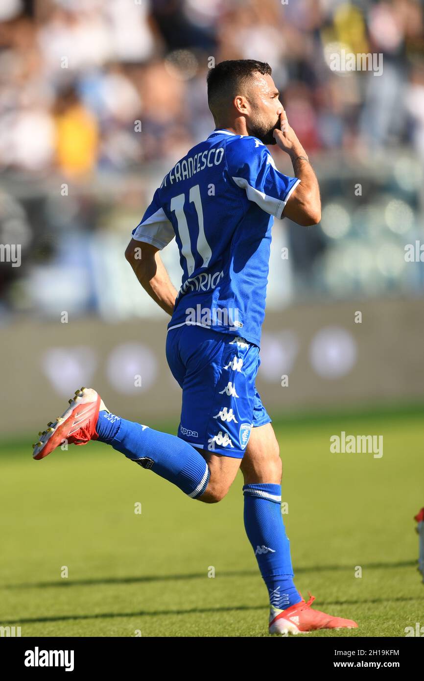 Federico Di Francesco Empoli Celebrates Teammates Editorial Stock