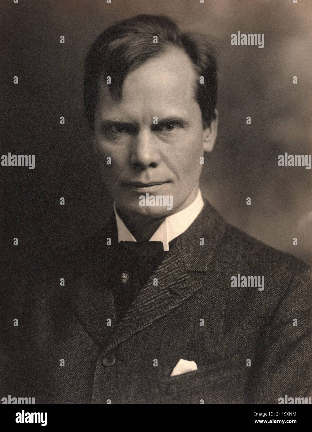 William Sulzer (1863-1941), American Politician, Governor of New York 1913-1913, U.S. House of Representative from New York 1895-1912, only New York Governor to be impeached and convicted on Articles of Impeachment, head and shoulders Portrait, Pach Brothers Studio, 1905 Stock Photo