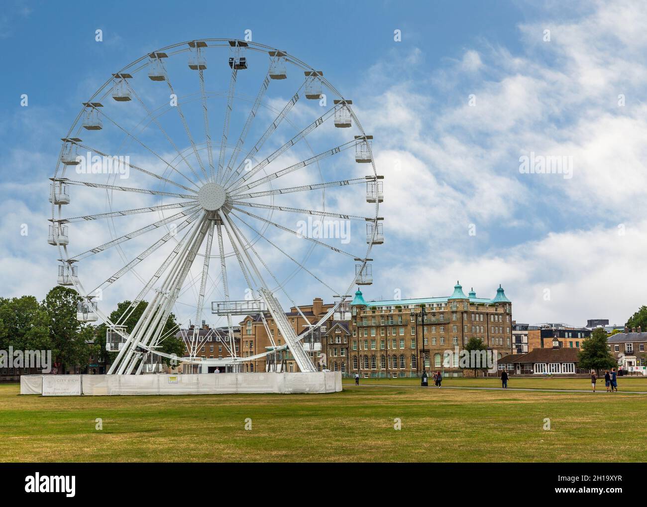 Parker's Piece recreation ground in Cambridge, England. Stock Photo