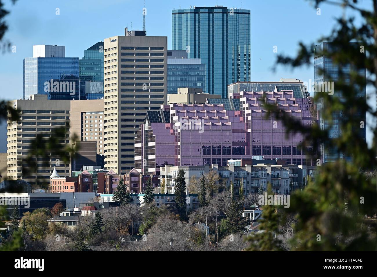 Downtown Edmonton, Alberta, Canada Stock Photo Alamy
