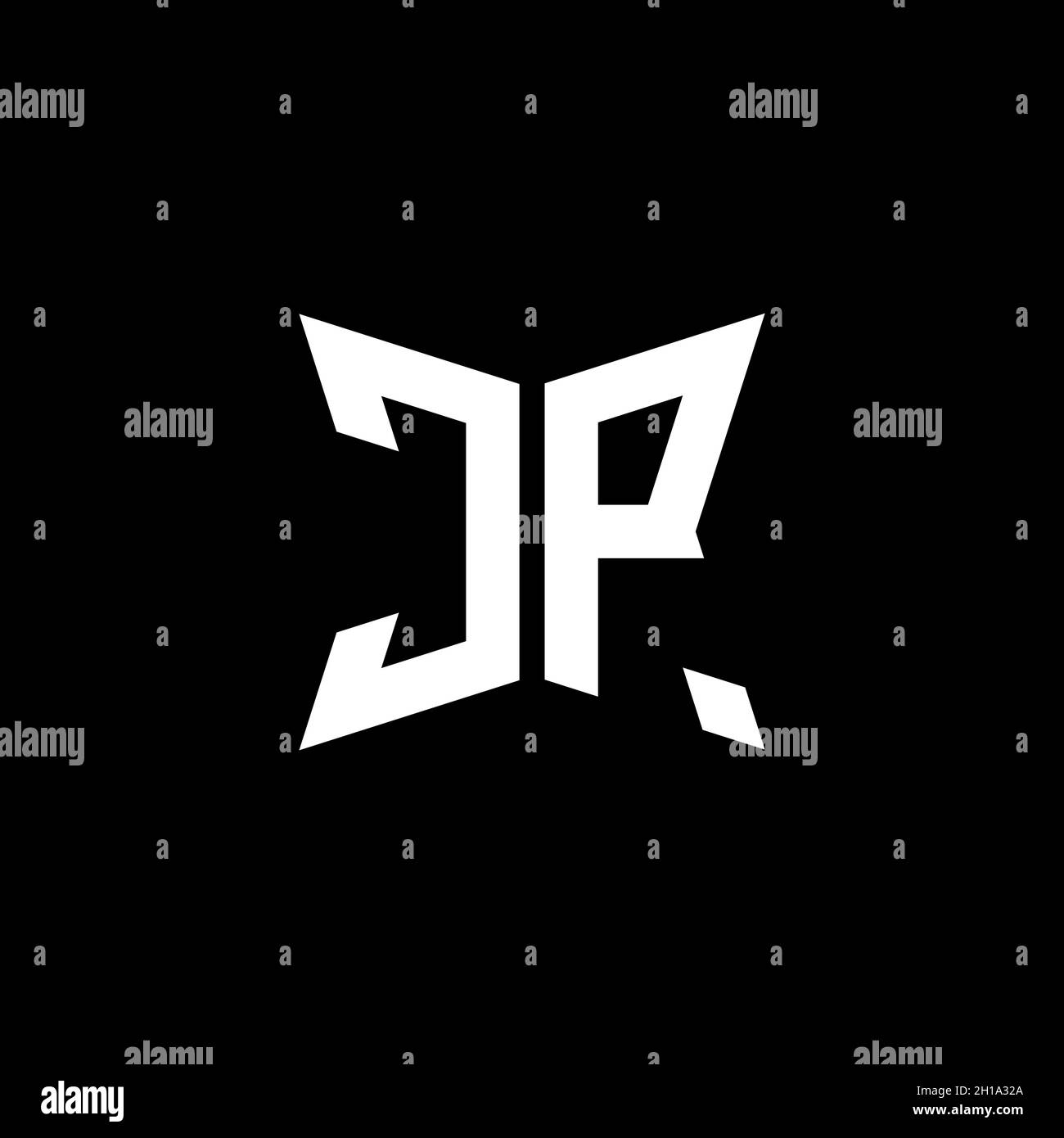 CP Monogram logo letter with Cakra geometric shape style design ...