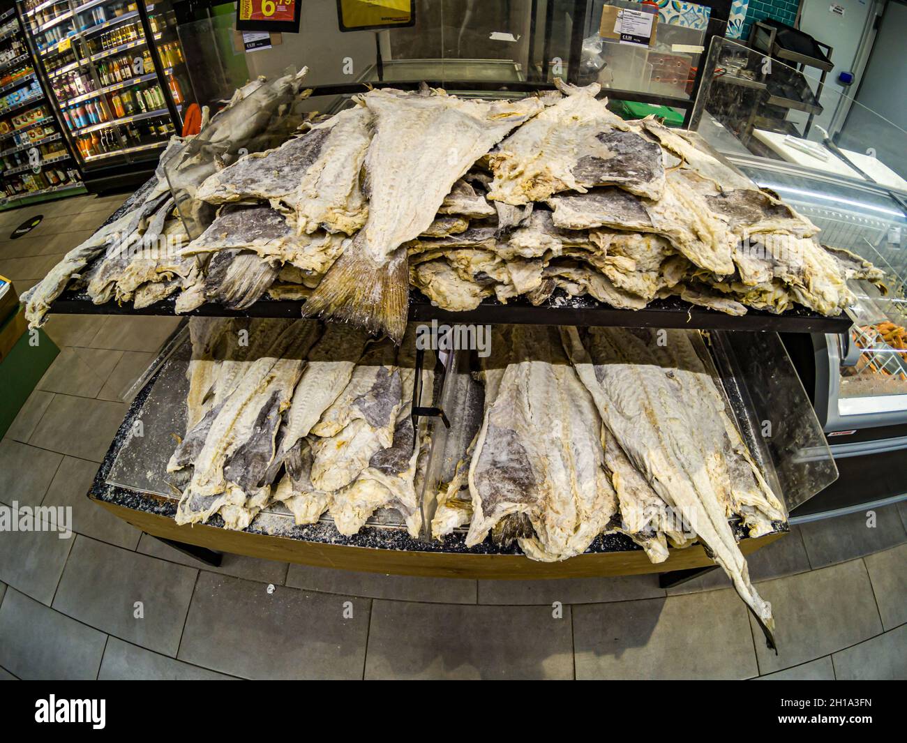 Salted and dried cod fish hi-res stock photography and images - Alamy