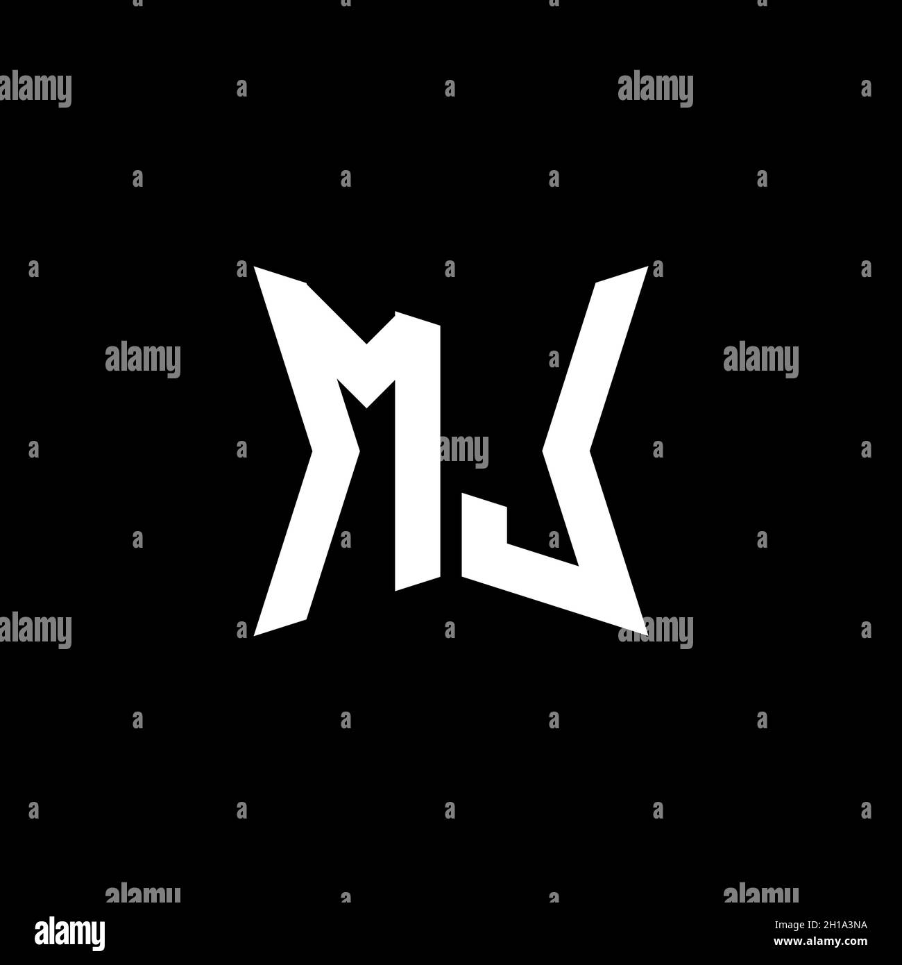 ML Monogram logo letter with Cakra geometric shape style design ...