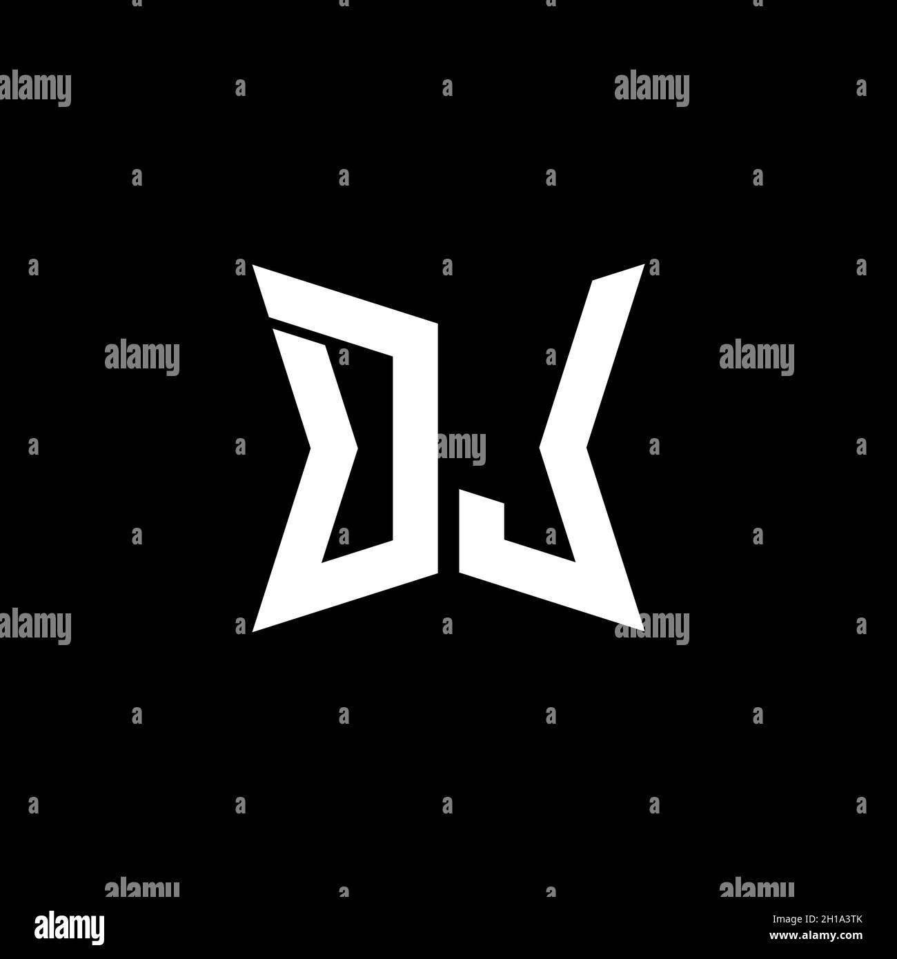 DL Monogram logo letter with Cakra geometric shape style design ...