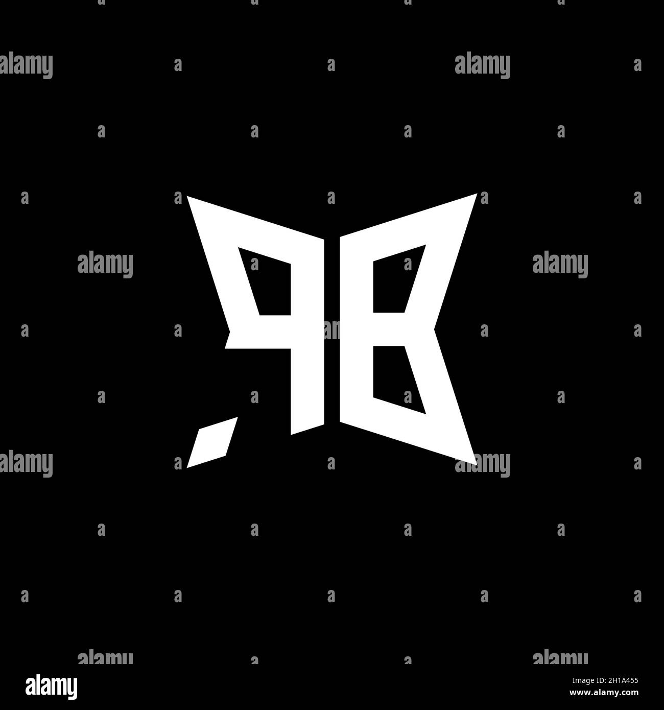 PB Monogram logo letter with Cakra geometric shape style design ...