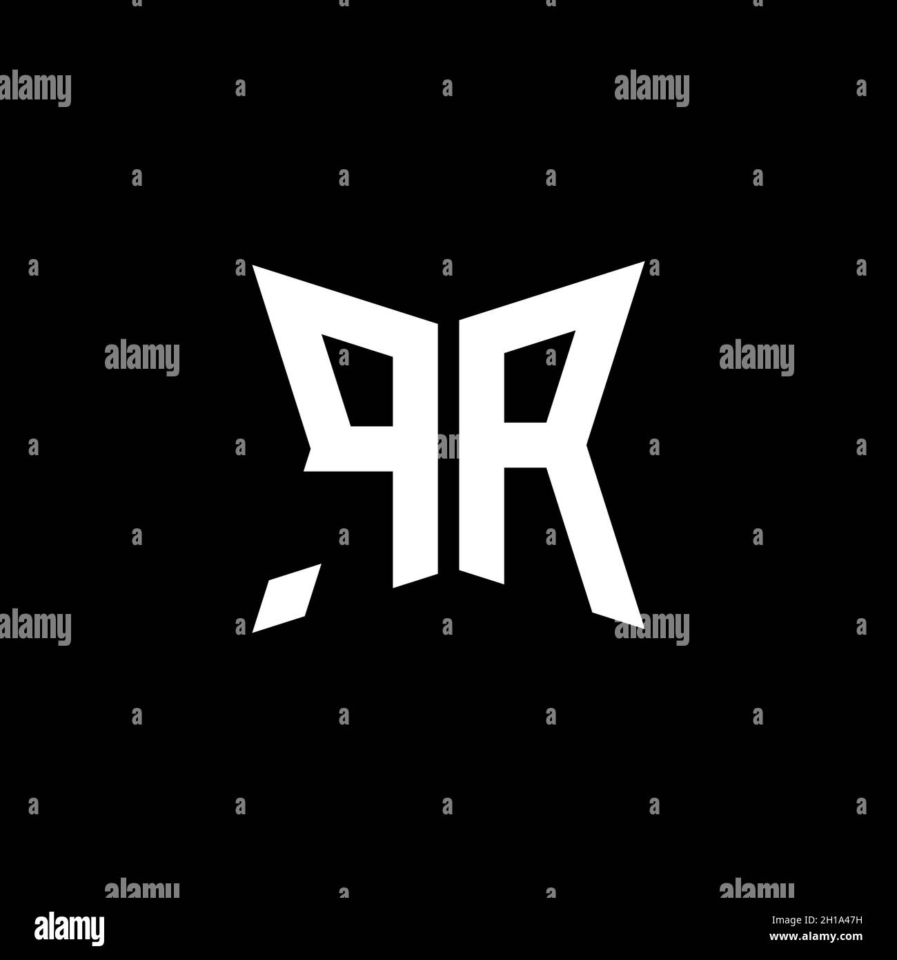 PA Monogram logo letter with Cakra geometric shape style design ...
