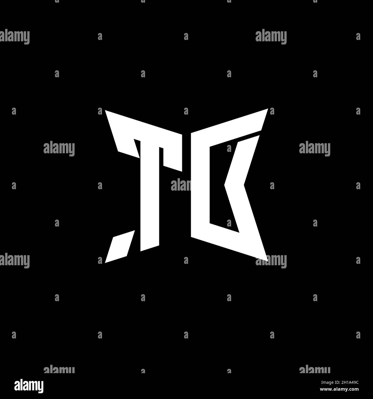 TD Monogram logo letter with Cakra geometric shape style design ...