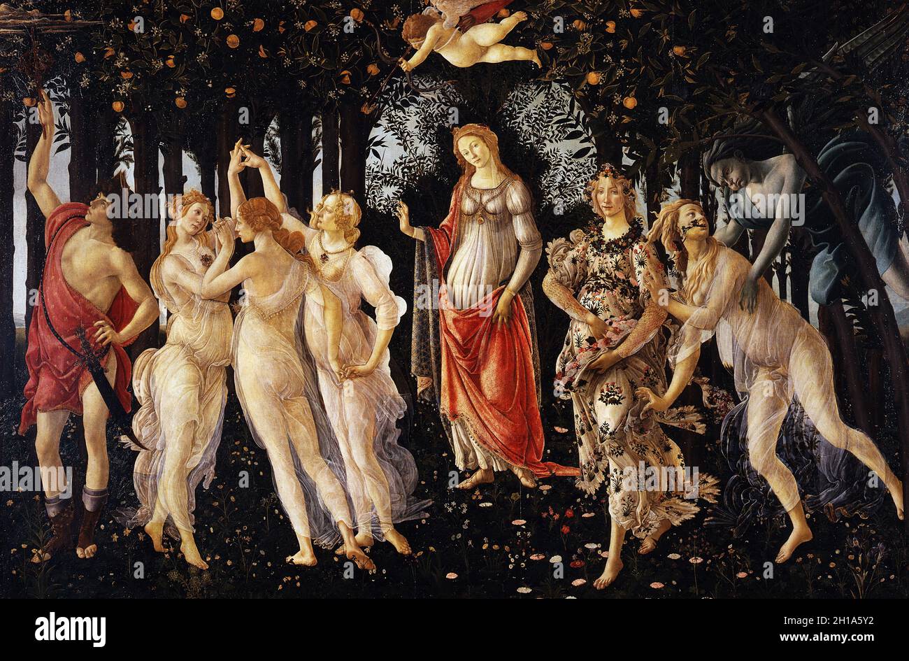 Primavera by Sandro Botticelli Stock Photo
