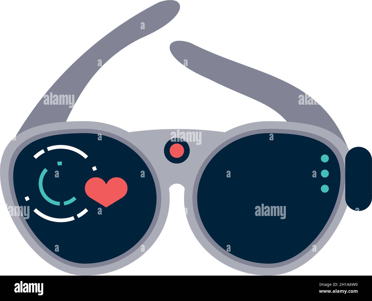 smart glasses health app Stock Vector Image & Art Alamy