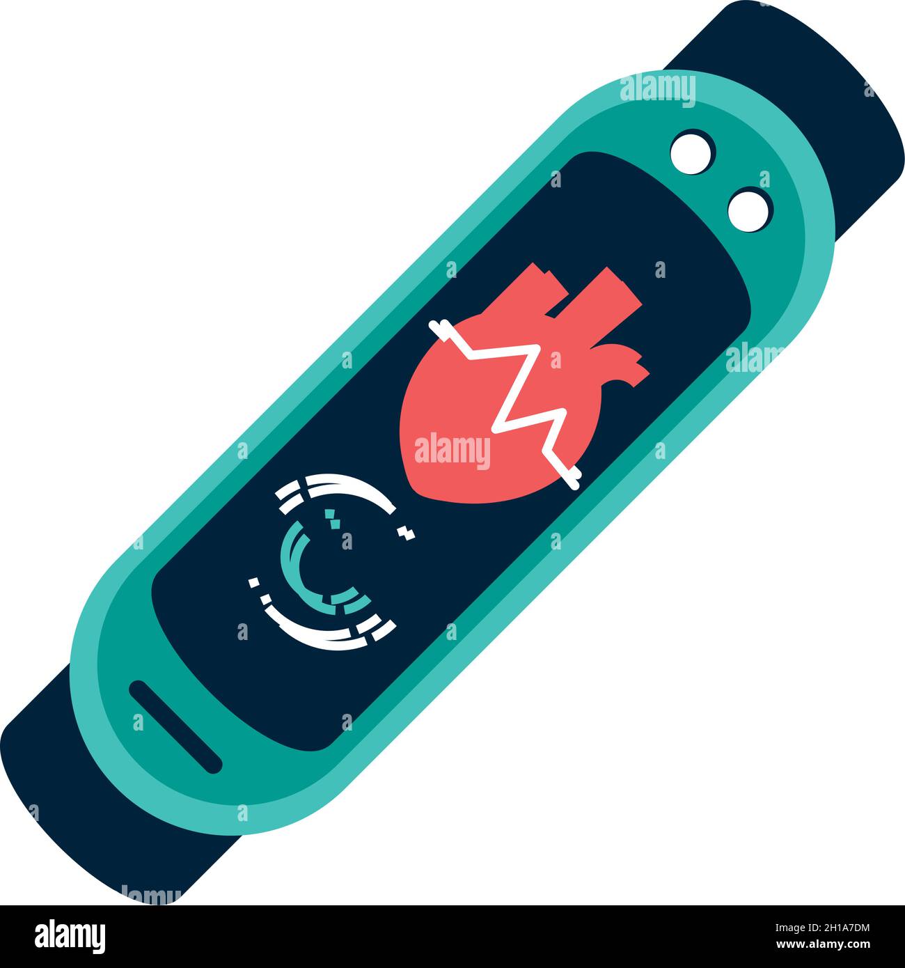 heart rate wrist tracker Stock Vector Image & Art - Alamy