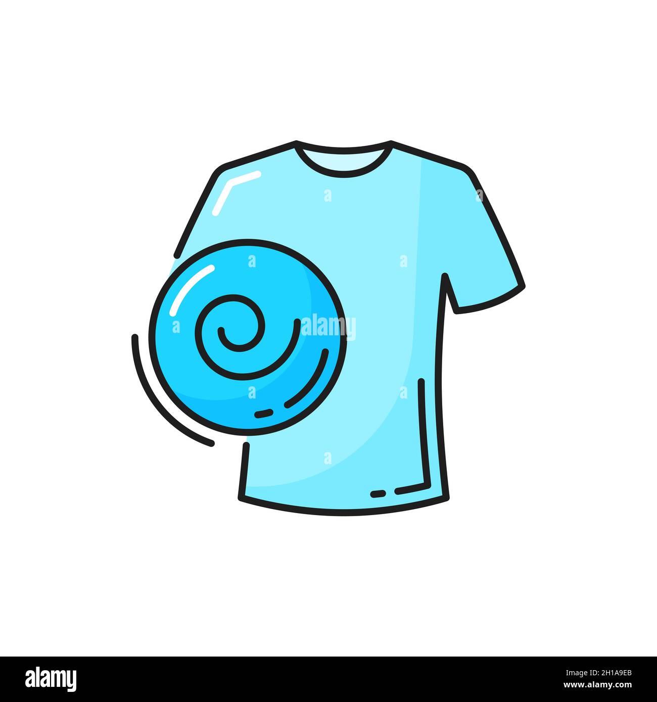 Extra tightening, delicate spin or washer spin cycle isolated line icon ...