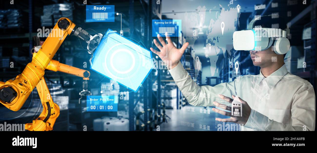 Future virtual reality technology for innovative VR warehouse