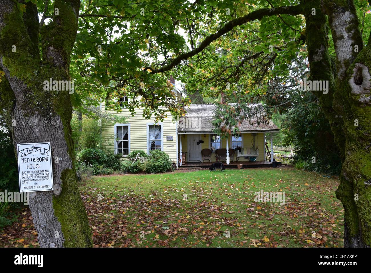 The Ned Osborne House in Oysterville's historic district, Long Beach