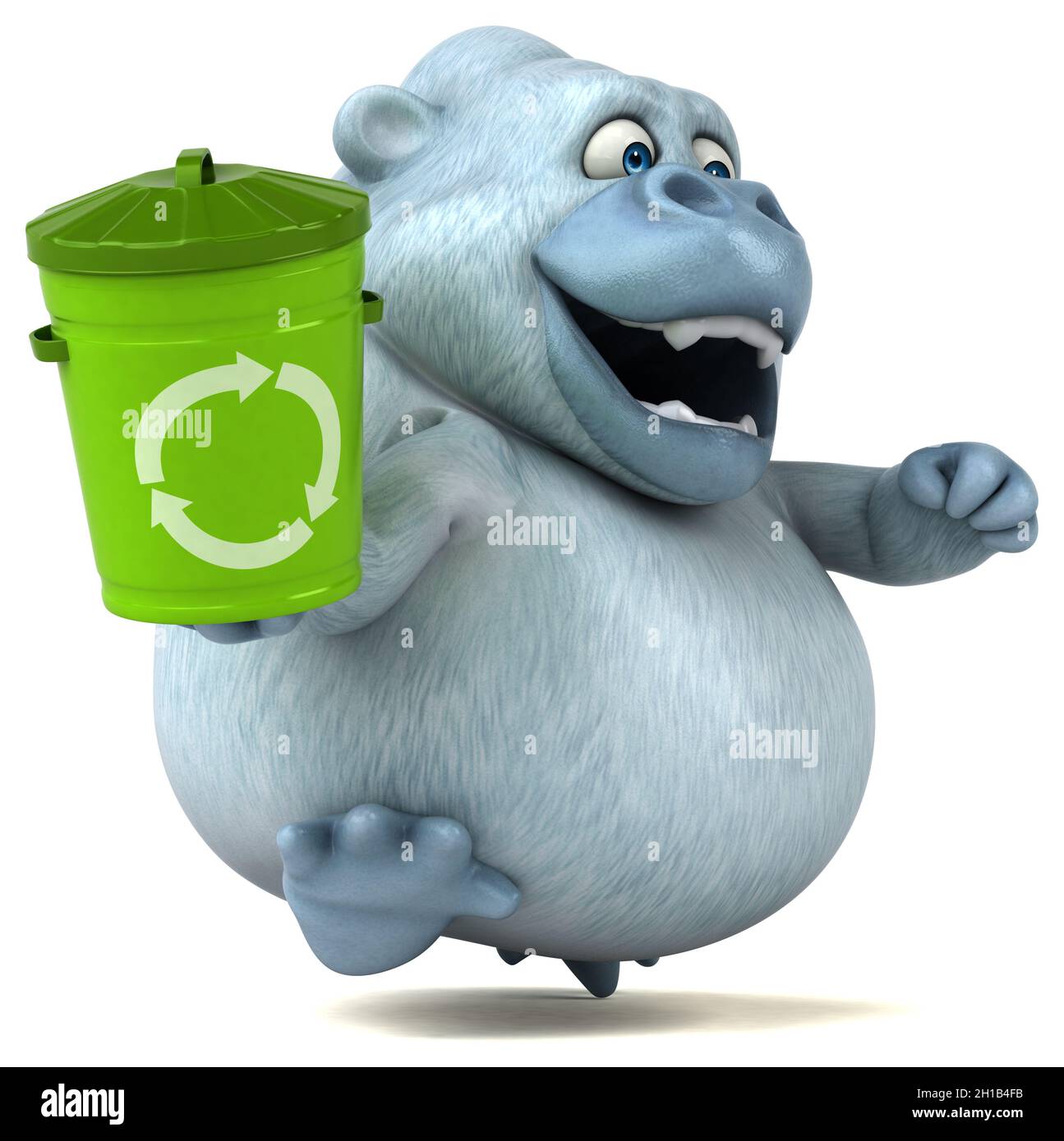 Fun yeti - 3D Animation Stock Photo - Alamy Fun yeti - 3D Animation Stock Photo - Alamy