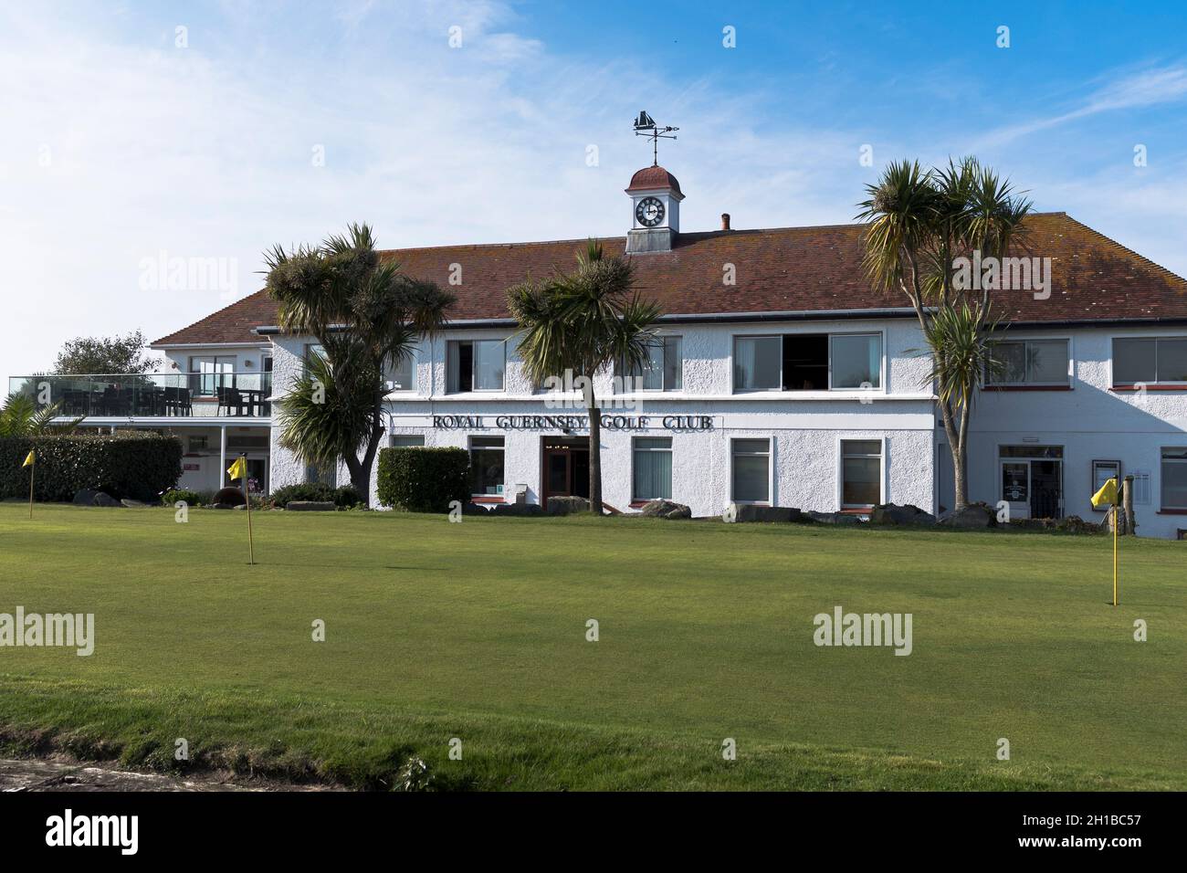 dh Royal guernsey golf club VALE GUERNSEY Clubhouse Stock Photo Alamy