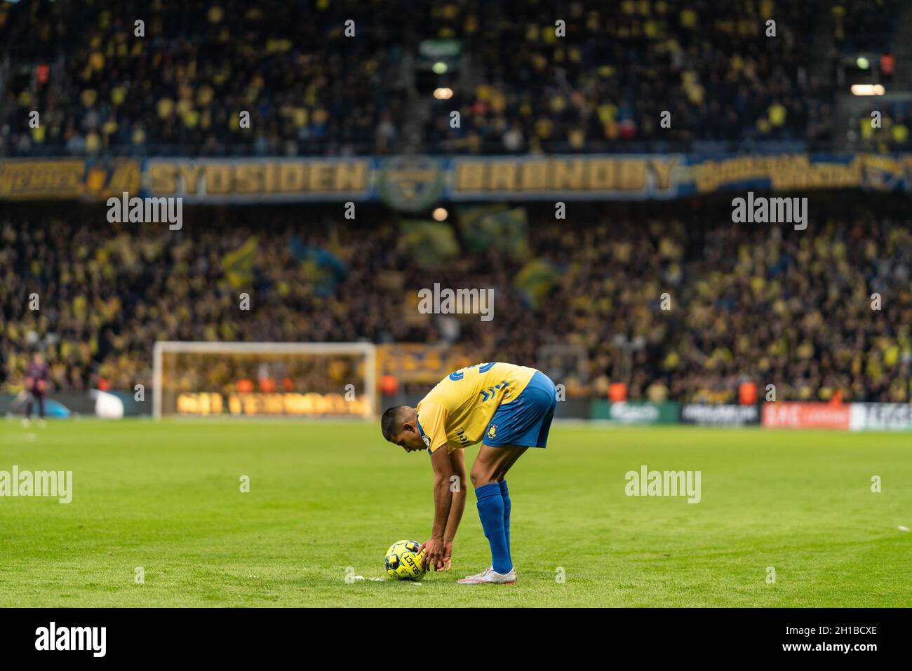 Brondby, Denmark. , . Jagvir Singh (31) of Broendby IF seen during the 3F Superliga match between Broendby IF and Vejle Boldklub at Brondby Stadion. (Photo Credit: Gonzales Photo/Alamy Live News Stock Photo
