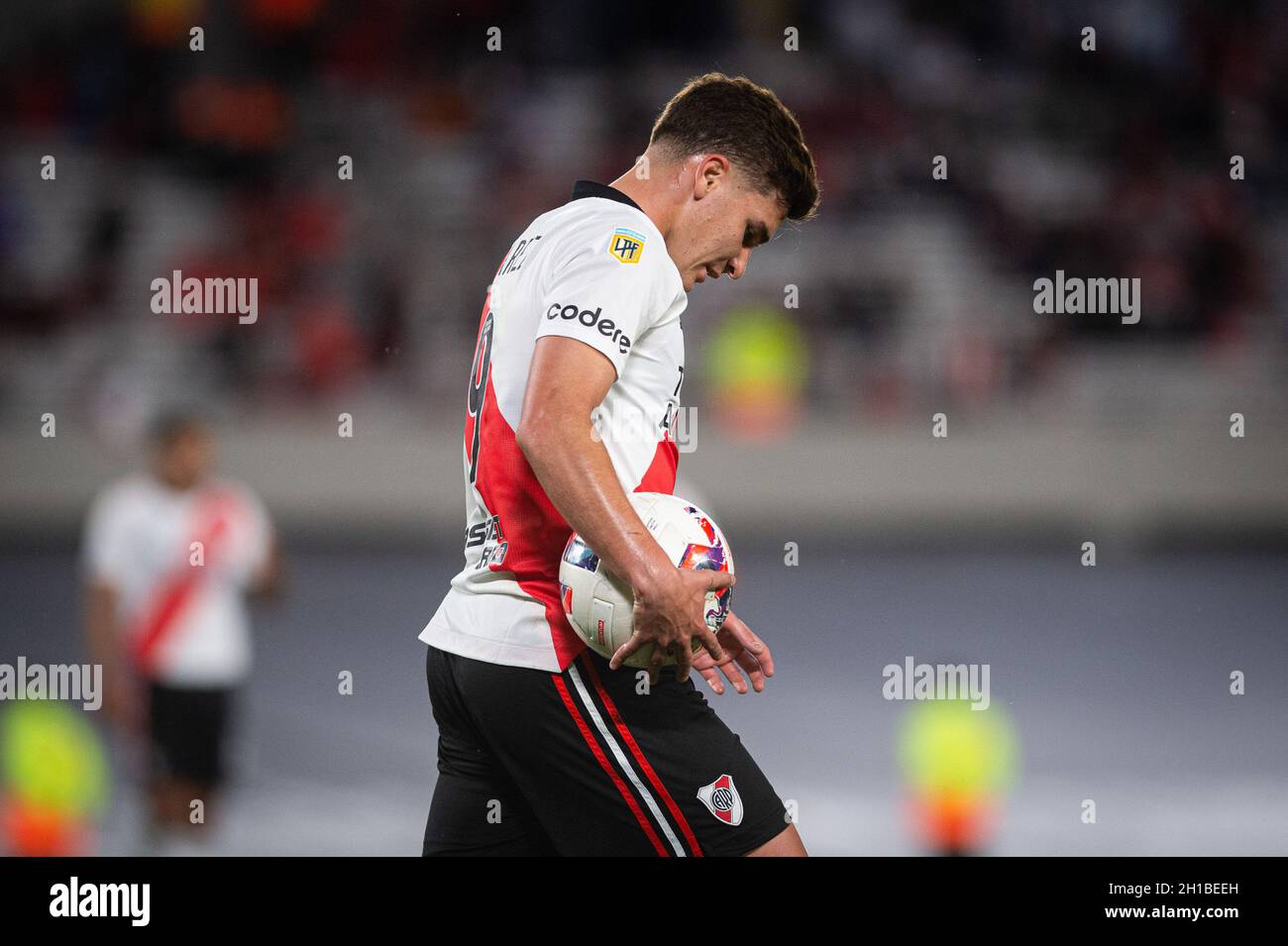 2021/22 River Plate Home Jersey 9 Julian Alvarez - Argentina Superliga