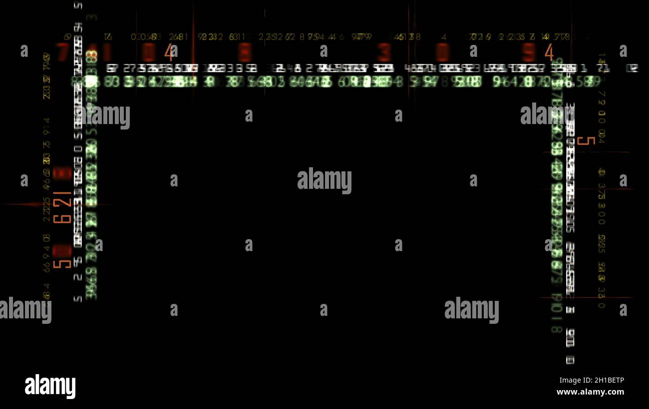 3d illustration - Futuristic technological interface - HUD Stock Photo ...