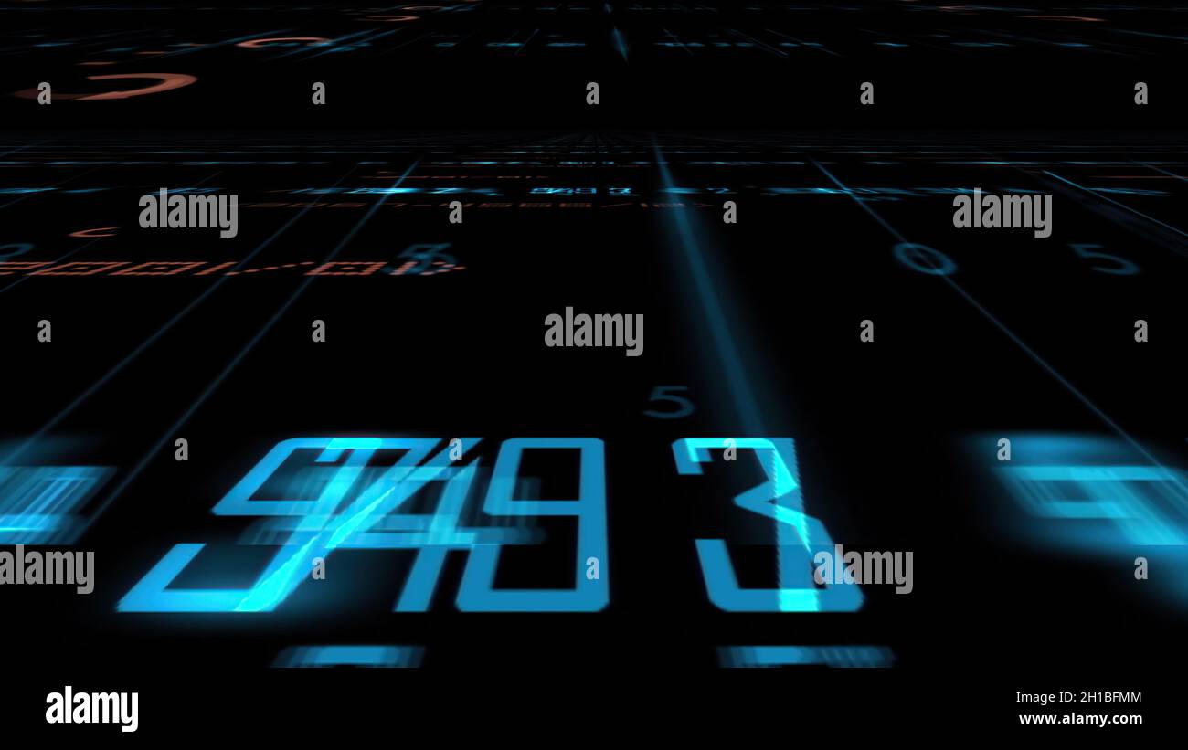 3d illustration - Futuristic technological interface - HUD Stock Photo ...