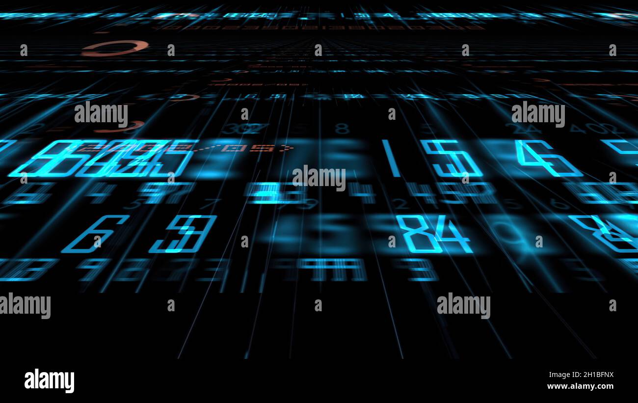 3d illustration - Futuristic technological interface - HUD Stock Photo ...