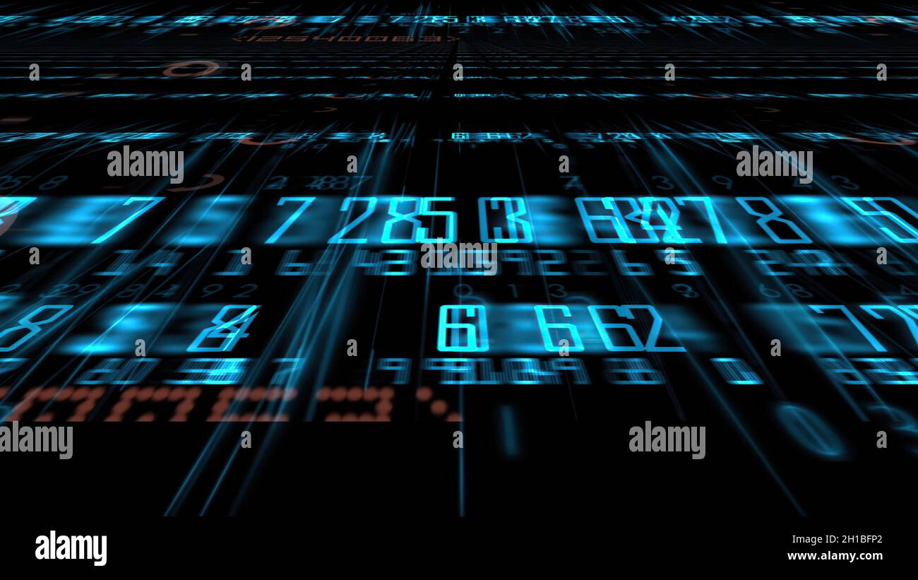 3d illustration - Futuristic technological interface - HUD Stock Photo ...