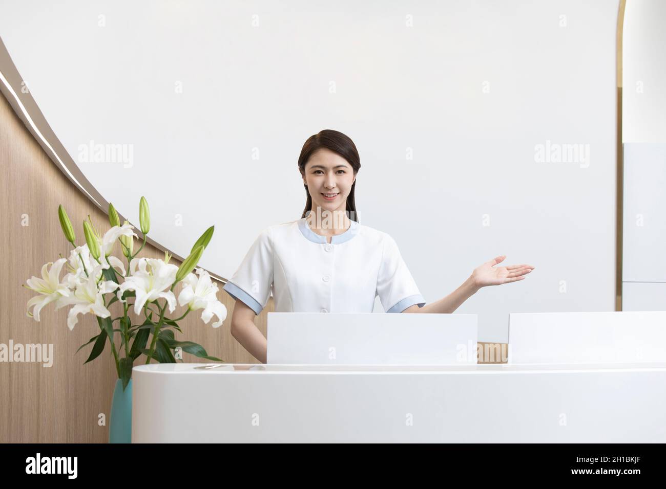 Cheerful nurse hi-res stock photography and images - Alamy