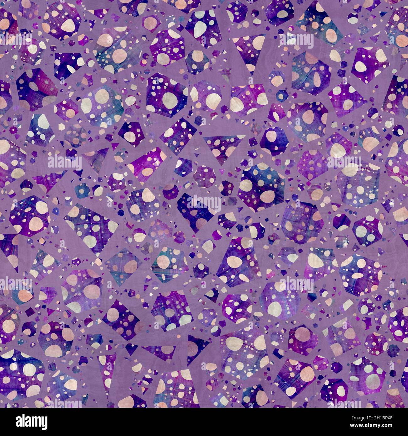 Seamless modern abstract random terrazzo pattern swatch Stock Photo - Alamy
